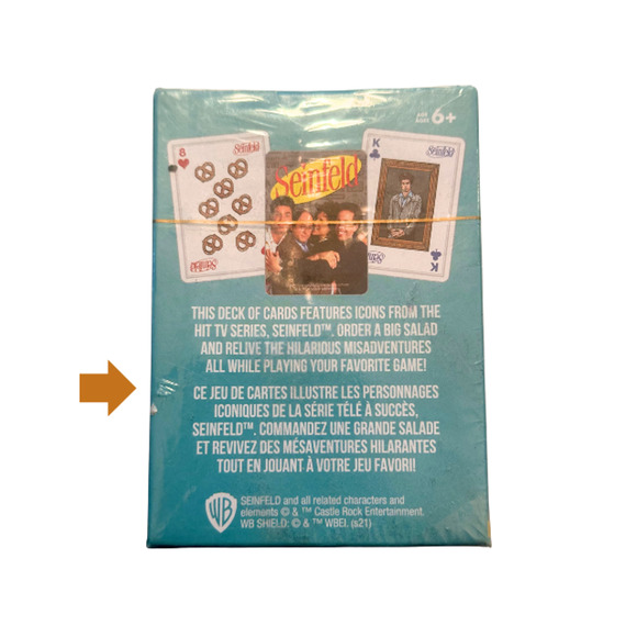 Seinfeld Icons 90s Retro Comedy Photo Playing Card Deck - Picture 3 of 6